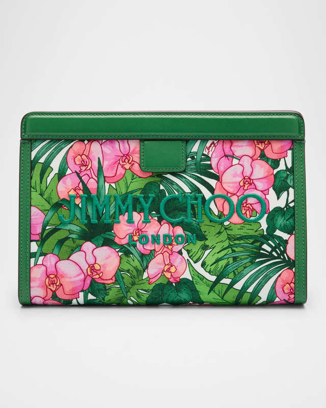 Avenue Tropical Printed Pouch Clutch Bag